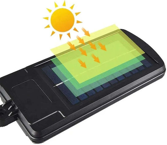 SteweHome Solar Road Light 18W 600lm with Motion Sensor, Photocell and Remote Control