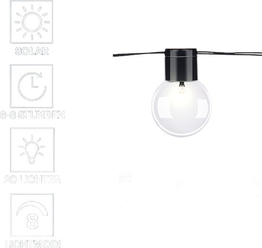 Grundig Solar Light Lantern with Warm White Light
