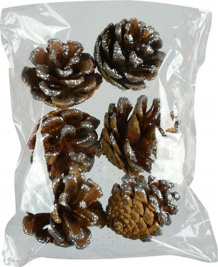Glitter Decorated Pine Cones 1 Pack