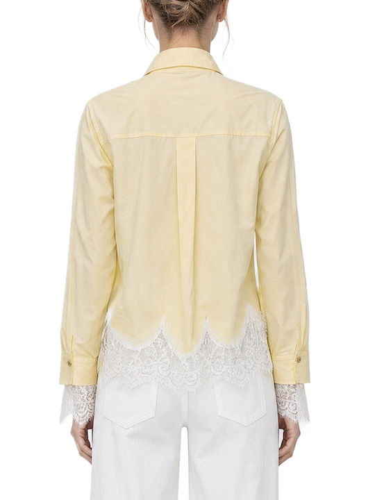 Matchbox Long Sleeve Women's Shirt Yellow