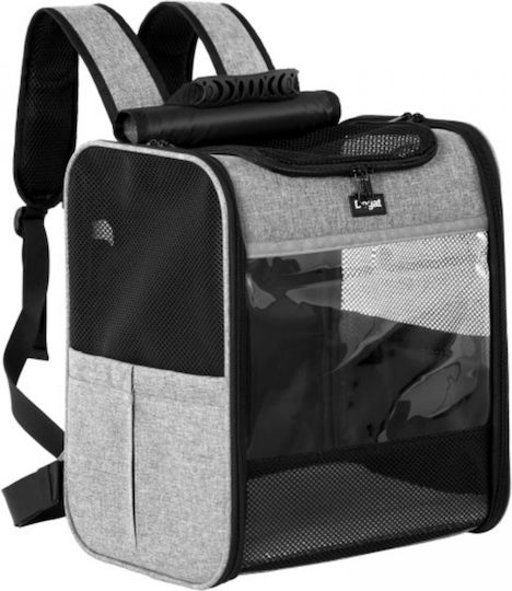 Miss Lulu Dog Backpack for Carrying Dogs/Cats Grey