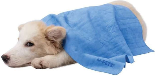M-pets Απορροφητική Πετσέτα Στεγνώματος Σκύλο Γάτα Quick-dry Blue Bubble 64×43cm