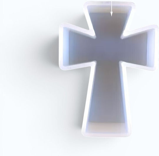 Silicone Cross Mold Candles Crafts 10x7.5x3cm
