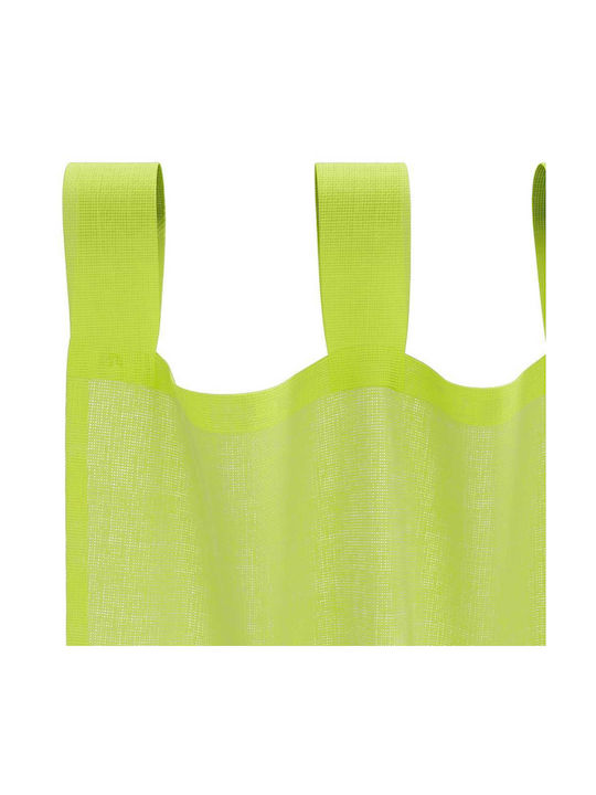 vidaXL Set Perdele Cu Capse Husă Verde Măr 140x225cm