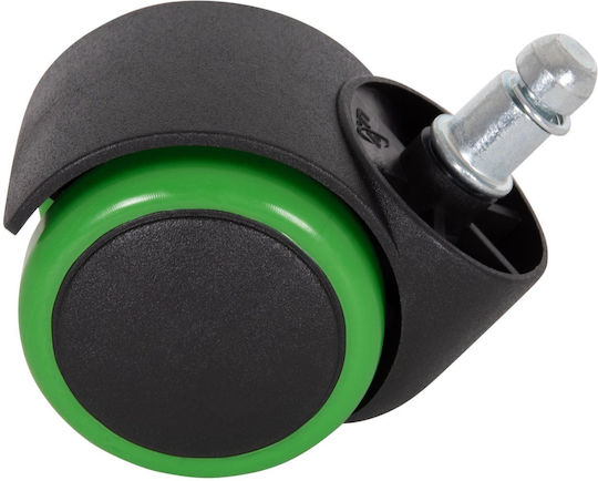 Freebox Furniture Wheel Metallic Black-Green 1.1x1.1cm 5 Pieces