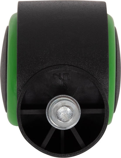 Freebox Furniture Wheel Metallic Black-Green 1.1x1.1cm 5 Pieces