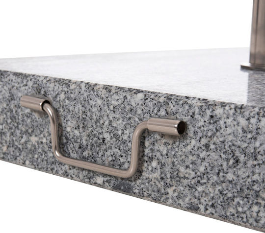 Freebox Metallic Grey Umbrella Stand 58x58cm