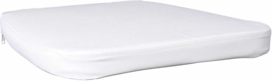 Woodwell Waterproof Garden Chair Cushion Destiny Destiny Horseshoe White 42x43cm
