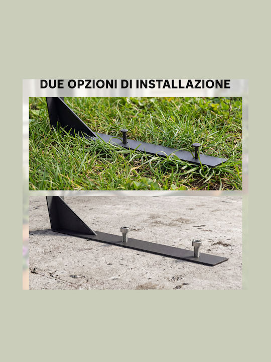 Outsunny Поликарбонатен Покрив За Гараж Ш100xД81cm