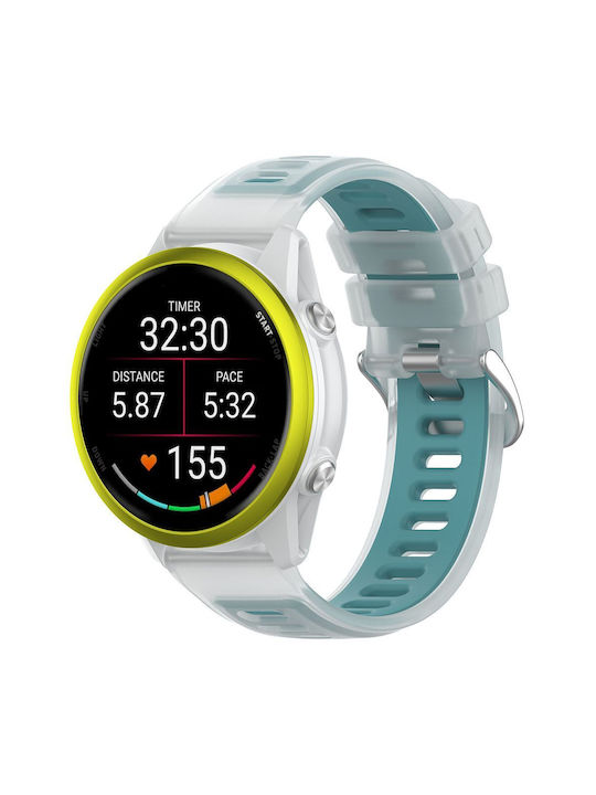 Techsuit Λουράκι Τιρκουάζ (Samsung Galaxy Watch4/5/active 2, Huawei Watch Gt 3)
