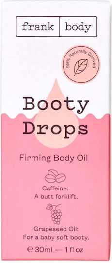 Стягащо масло за кожа на бедра и седалище Booty Drops Frank Body 30 мл