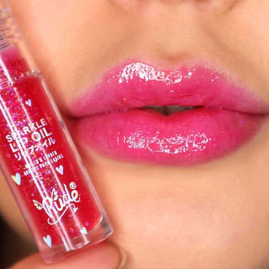 Rude Cosmetics Ulei de buze cu pepene roșu 4 ml