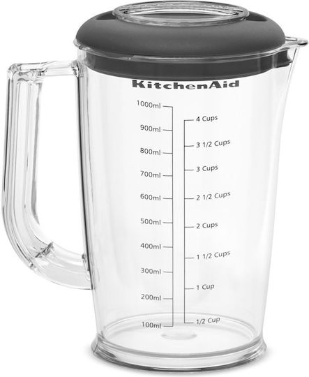 Kitchenaid Hand Blender with Stainless Steel Rod 180W Grey