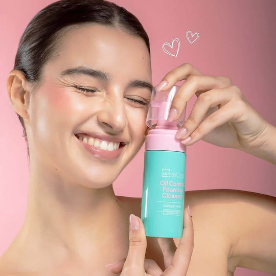 IDC Institute Oil Control Foaming Facial Cleanser Salicylic Acid Foam Facial Cleansing 120ml