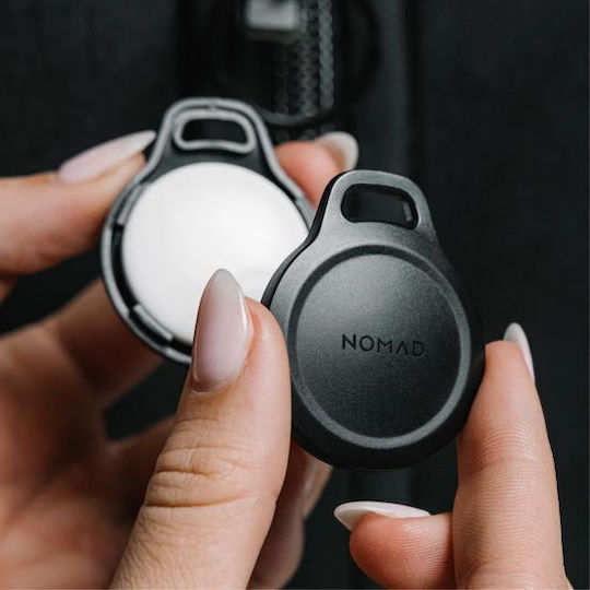 Nomad Rugged Keychain Case for AirTag in Black Colour