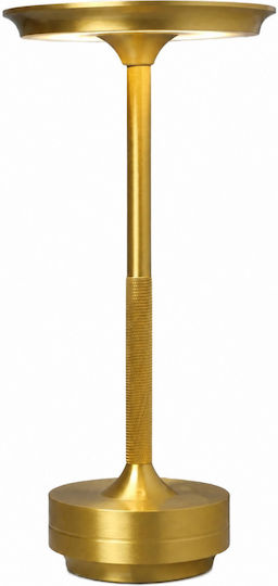 Table Lamp LED with Gold Shade and Base