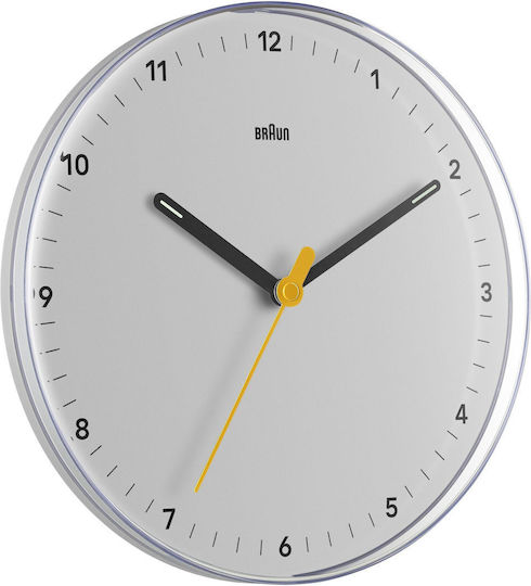 Braun Wall Clock White Ø26cm