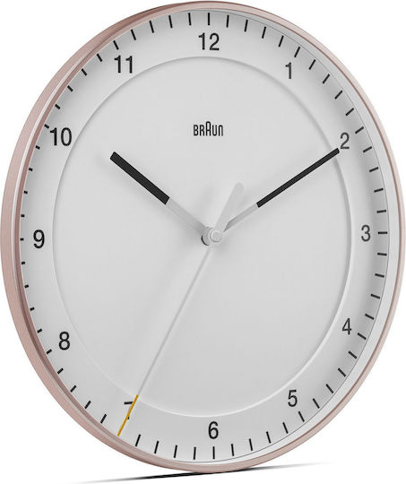 Braun Wall Clock Pink Ø17cm