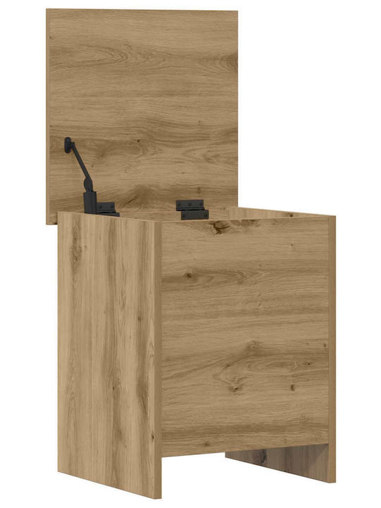 vidaXL Διακοσμητικό Μπαούλο Ξύλινο Καφέ 40x40x50εκ.