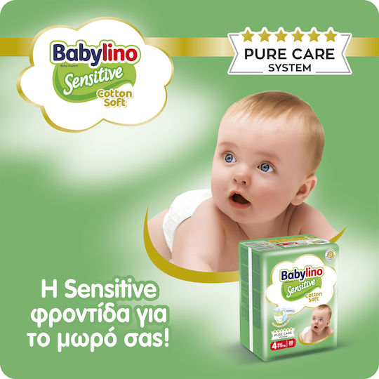 Babylino Tape Diapers Chamomile No 4 For 7-18kg 50 Pieces