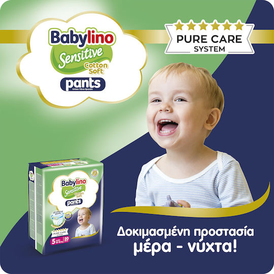 Babylino Windelhosen Cotton Soft Pants Nr. 5 für 10-16kg 34cm