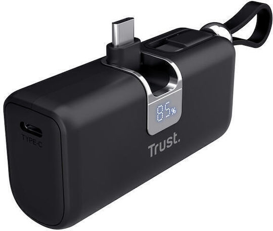 Trust Power Bank 5000mAh 18W Livrarea energiei Negru