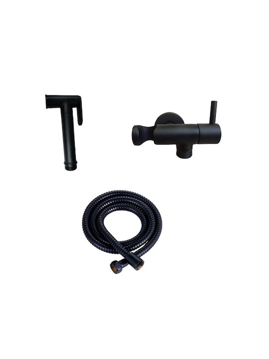 Interflex Bidet Faucet Set Black