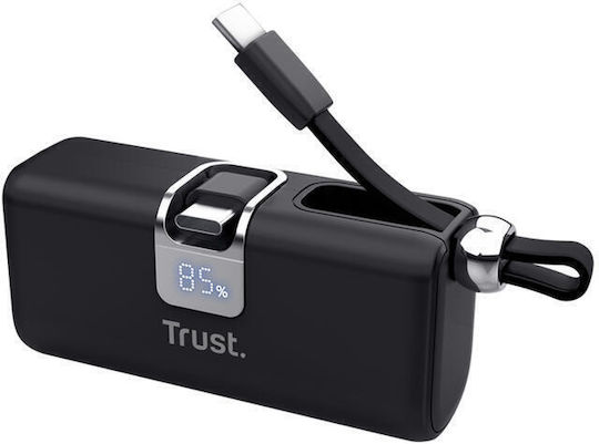 Trust Power Bank 5000mAh 18W Livrarea energiei Negru