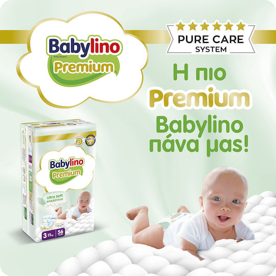 Babylino Tape Diapers Premium No. 3 for 4-9kg 56pcs