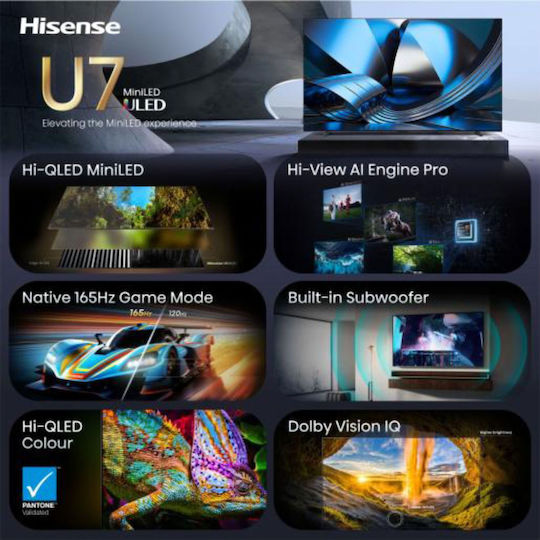 Hisense Smart Televizor 100" 4K UHD LED 100U7DSE HDR (2026)