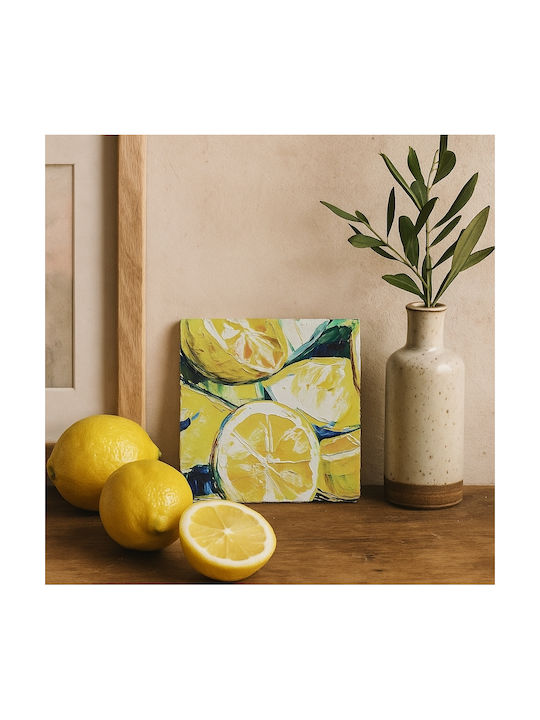 Διακοσμητικό Πλακάκι Φυσική Πέτρα Sliced Lemons