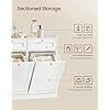 Vasagle Bathroom Cabinet Laundry 178.8x40x80cm White