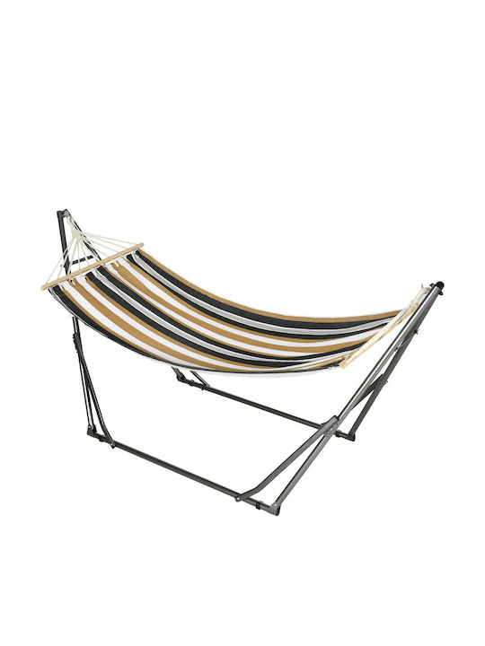 Outsunny Αιώρα Υφασμάτινη με Βάση Γκρι 270x100x94εκ.
