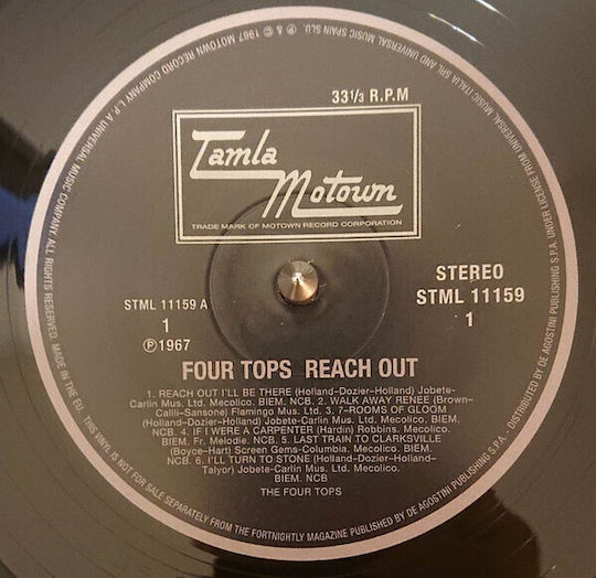 Four Tops Four Tops Reach Out Vinyl