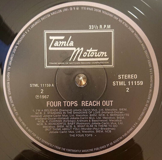 Four Tops Four Tops Reach Out Vinyl