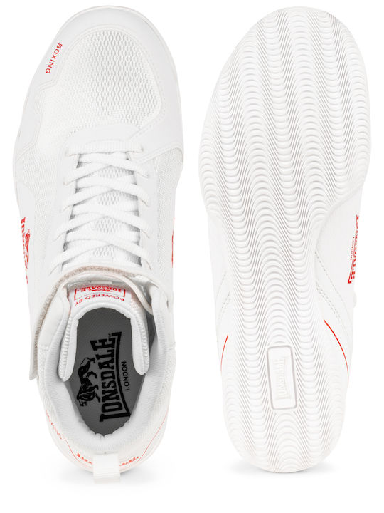 Lonsdale Rufford Παπούτσια Πυγμαχίας Λευκά