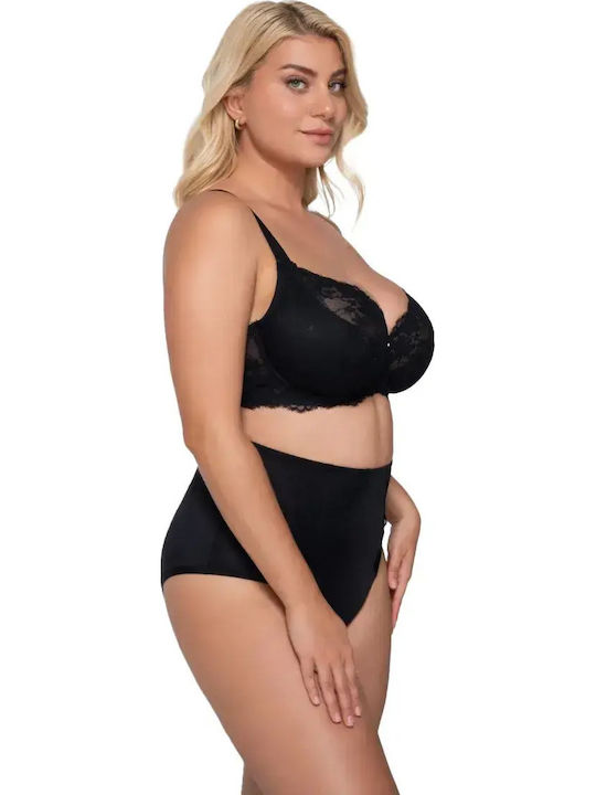 Balconette Black Сутиен с Банели