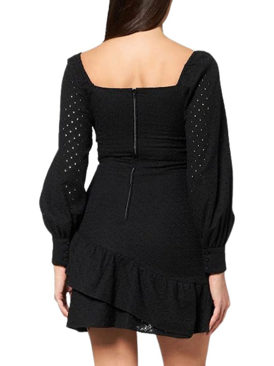 Naf Naf Arriba Women's Dress Small Black Lace Xxs