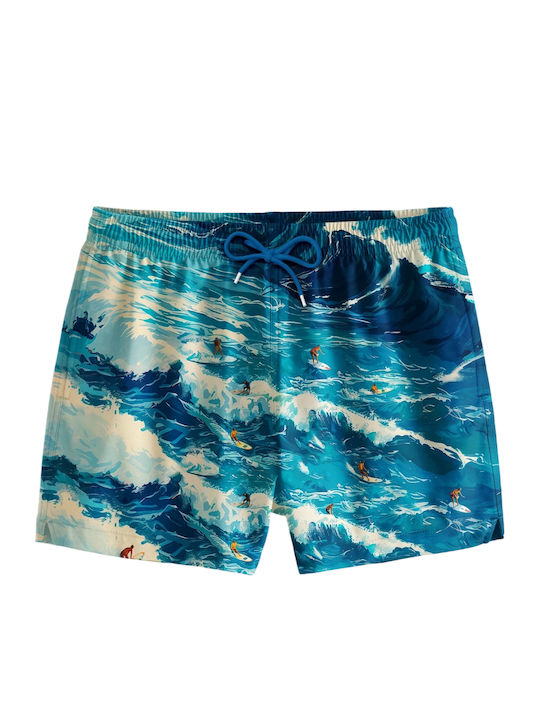 Herren-Bademode Kurze Hosen Blau