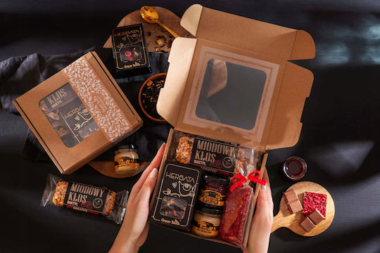 Gift Set Tea Honey Raspberry Jam Chocolate Honey Bar