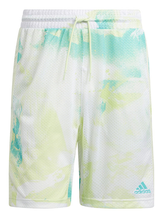 Q2 Aop Short White Men's Athletic Shorts Multicolour