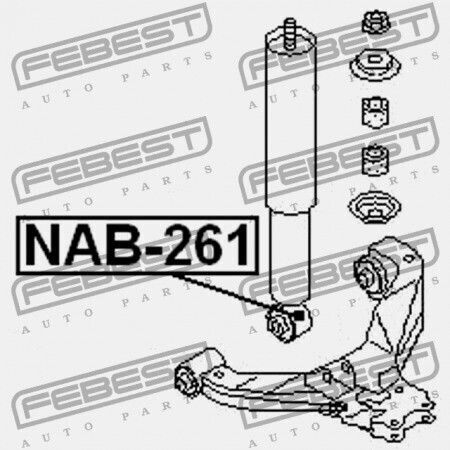 Rulment Amortizor De Șocuri Față Nissan Urvan E25 2001.04-2012.06 Jp 56110-vw025
