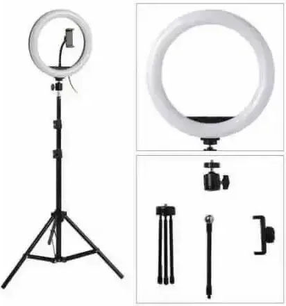 Andowl RGB Ring Light 32cm με Τρίποδο Δαπέδου