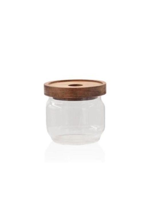 SteweHome Set of 16 General Use Glass Orange Jars with Lid 1000ml