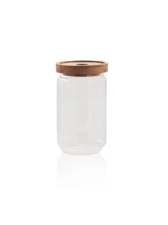 SteweHome Set of 16 General Use Glass Orange Jars with Lid 1000ml