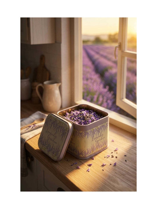SteweHome General Use Vase with Metallic Purple Lid 9x9cm