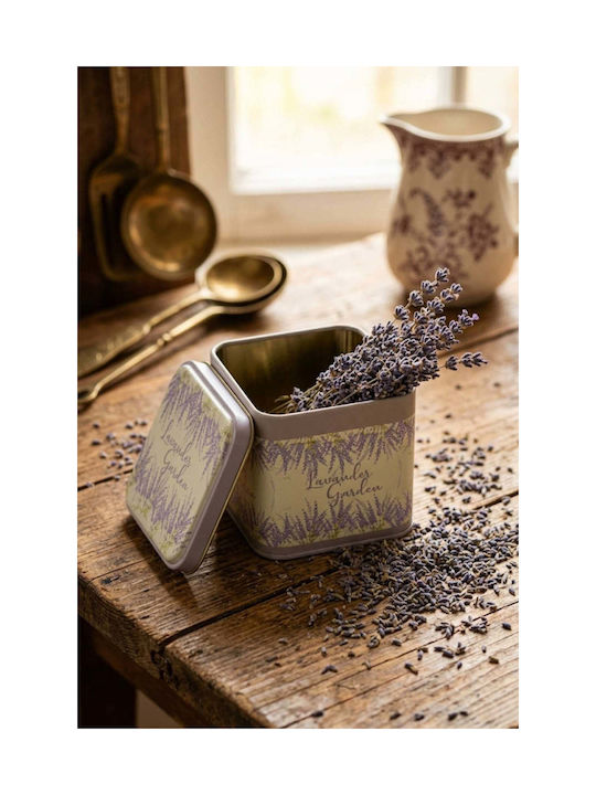SteweHome General Use Vase with Metallic Purple Lid 9x9cm