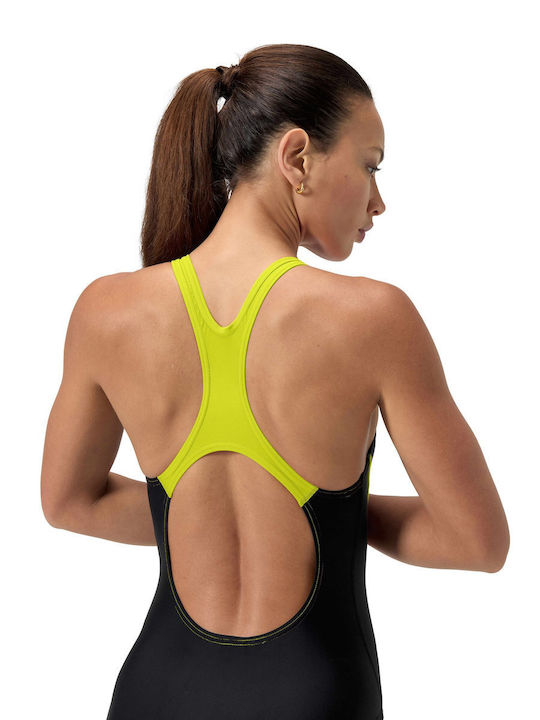 Medley Logo Active Swimsuit Yellow
