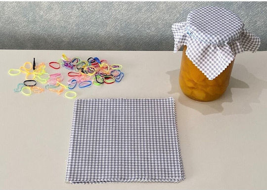 SteweHome Fabric Grey Placemats 50 Pieces
