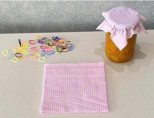 SteweHome Fabric Pink Placemats 25 Pieces